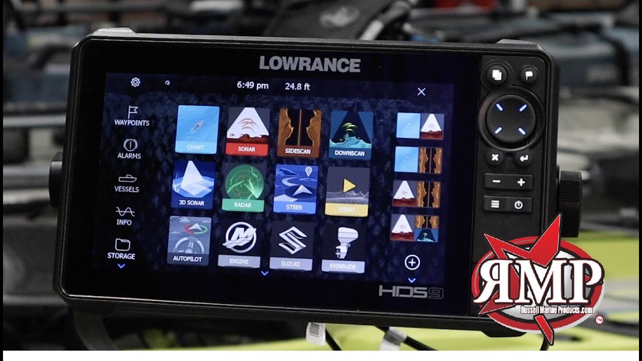 LOWRANCE: ОБЪЯСНЕНИЕ НАСТРОЕК HDS 9 LIVE