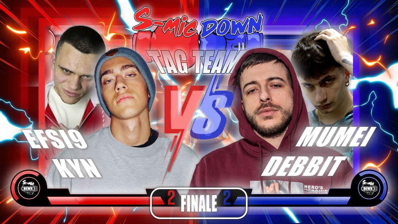 KYN & EFSI9 vs DEBBIT & MUMEI (Finale) SMIC DOWN TAG TEAM