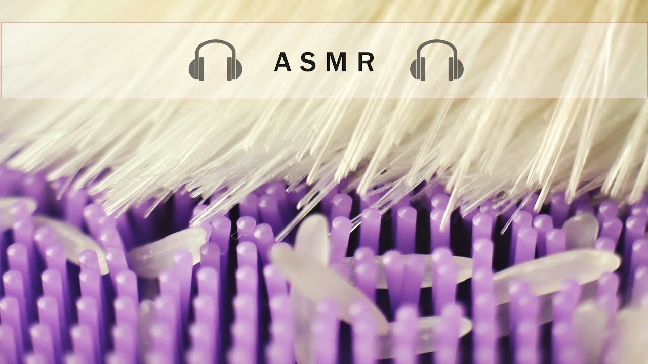 ASMR Close-up Silicone Sponge Sounds 👂 Brushing No talking Relaxing Tingly Relax Sleep Study