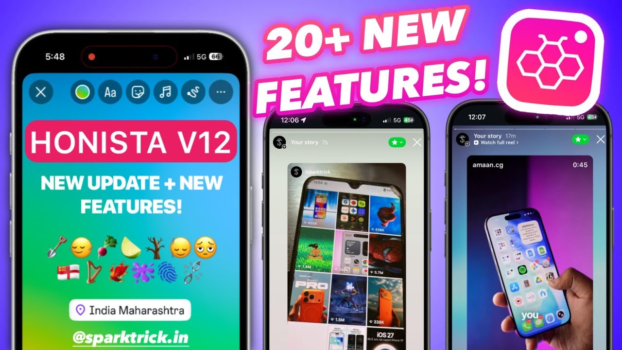 Honista v12 Update 🔥 Full iOS Instagram on Android 2025 | iOS Remention + iOS 18 Emojis & Fonts