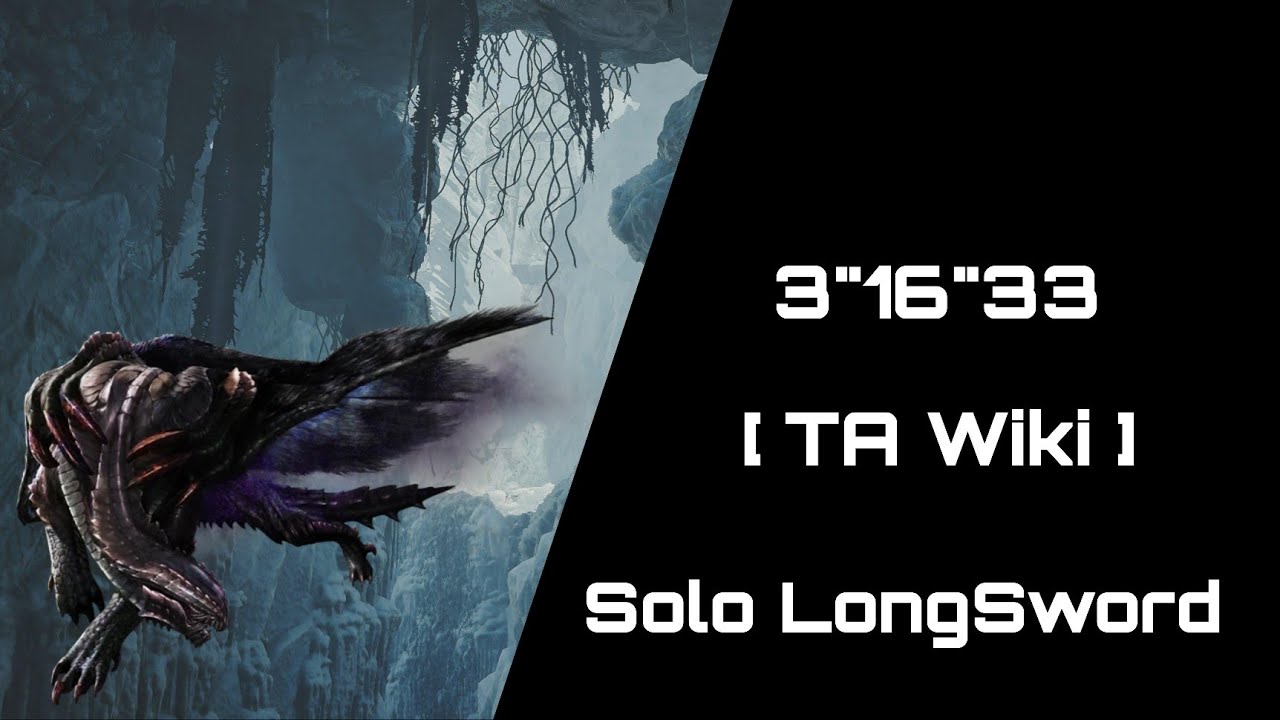 Gore Magala 6⭐ Solo LongSword 3"16 mins [TA Wiki] MHWilds 