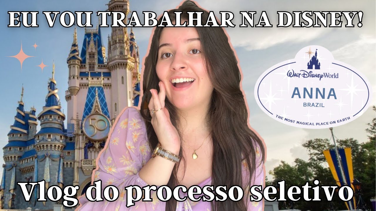 EU VOU TRABALHAR NA DISNEY🐭✨  Processo seletivo ICP 23/24