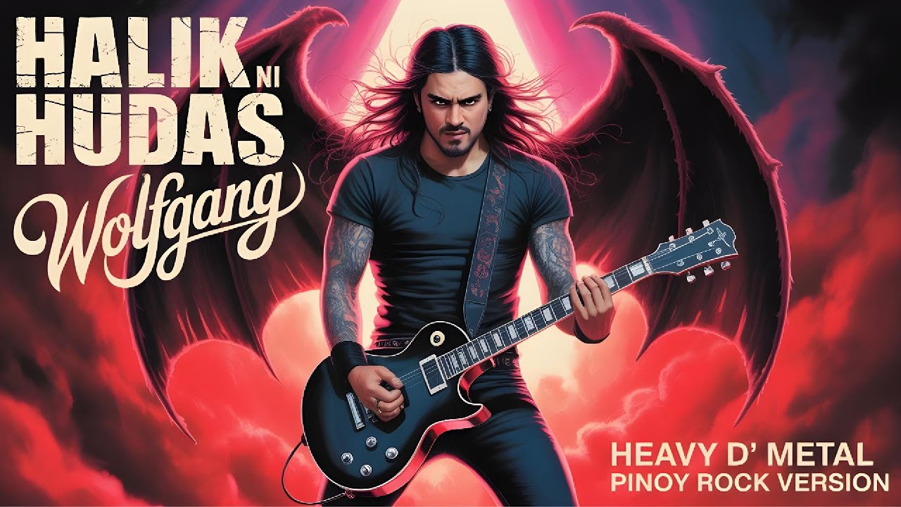 HALIK NI HUDAS - WOLFGANG - HEAVY D' METAL PINOY ROCK VERSION - KARAOKE WITH VOCALS