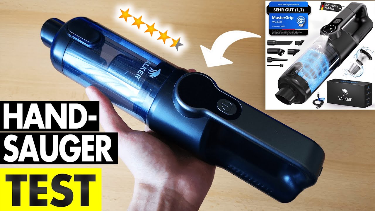 VALKER MasterGrip im Test! - Ist das der BESTE Handstaubsauger 2025?