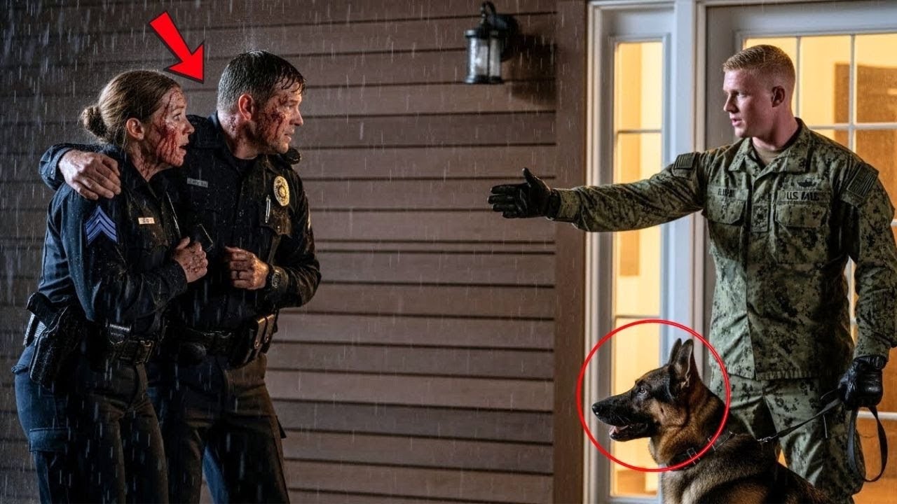 Traqués et à bout de forces, ils ont trouvé un SEAL, et son chien a tout changé pour eux.