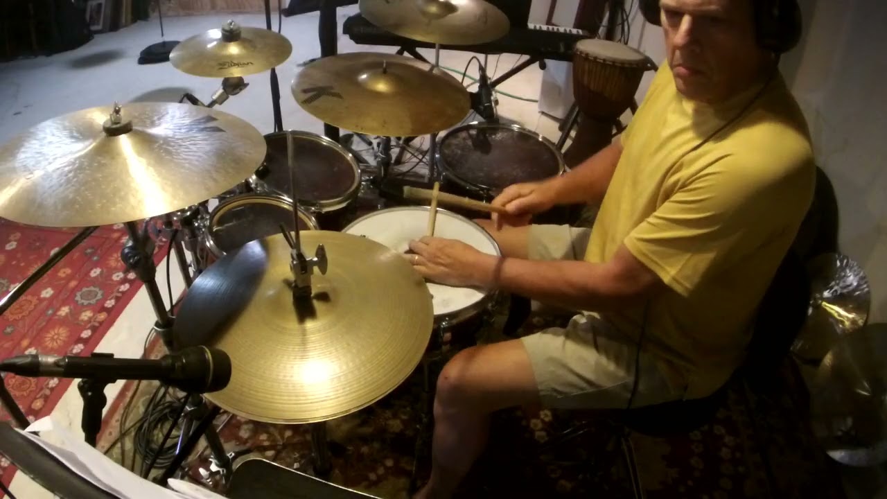 The Police - Walking on the Moon - drum cover by Steve Tocco