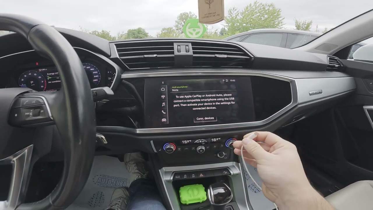 AUDI Q3 (2015-2018) &mdash; как настроить Android Auto или Apple CarPlay