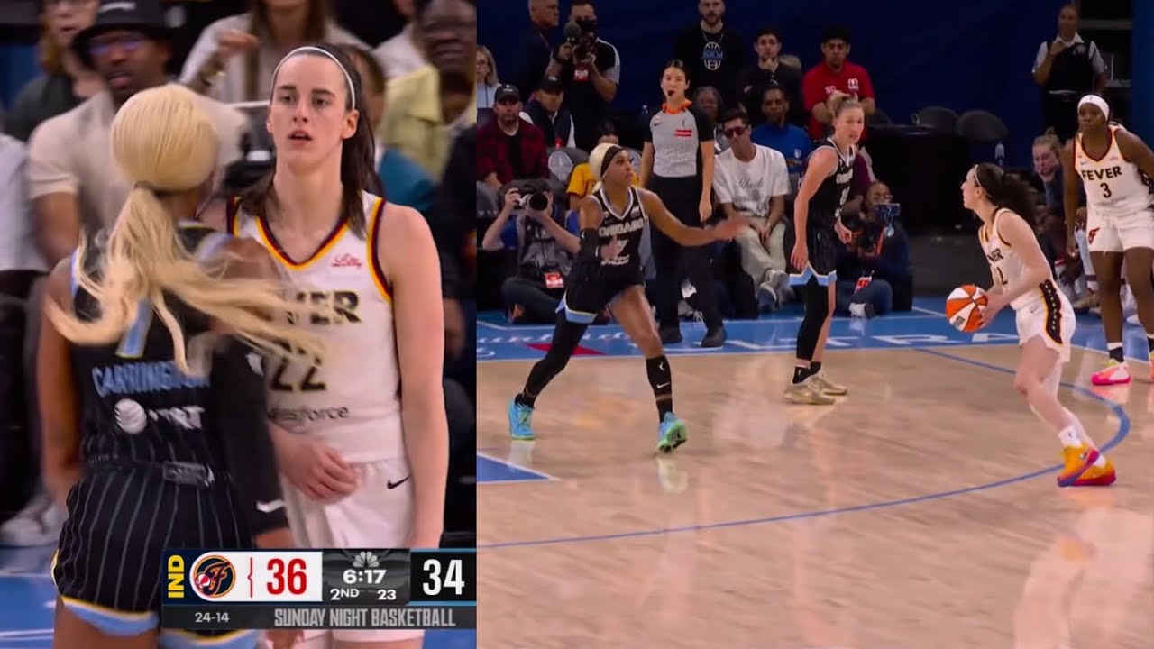 Caitlin Clark BODY-CHECKED By Dijonai Carrington Then She Did THIS&hellip; 🔥