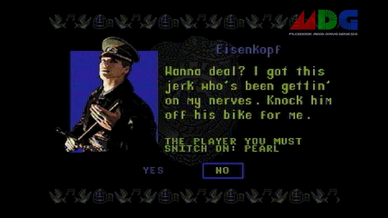 Road Rash 3: Tour De Force Snitched OFF , cop deal