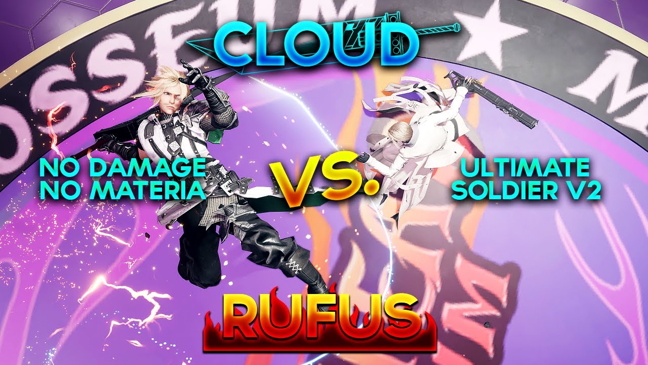 FF7 Rebirth -  Rufus - Cloud Ultimate Soldier V2 Mod (No damage, No materia, Hard mode)