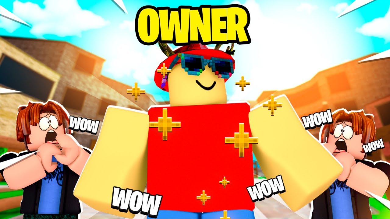 TROLLING AS THE OWNER.. and it WORKED?! (Roblox Murder Mystery 2)