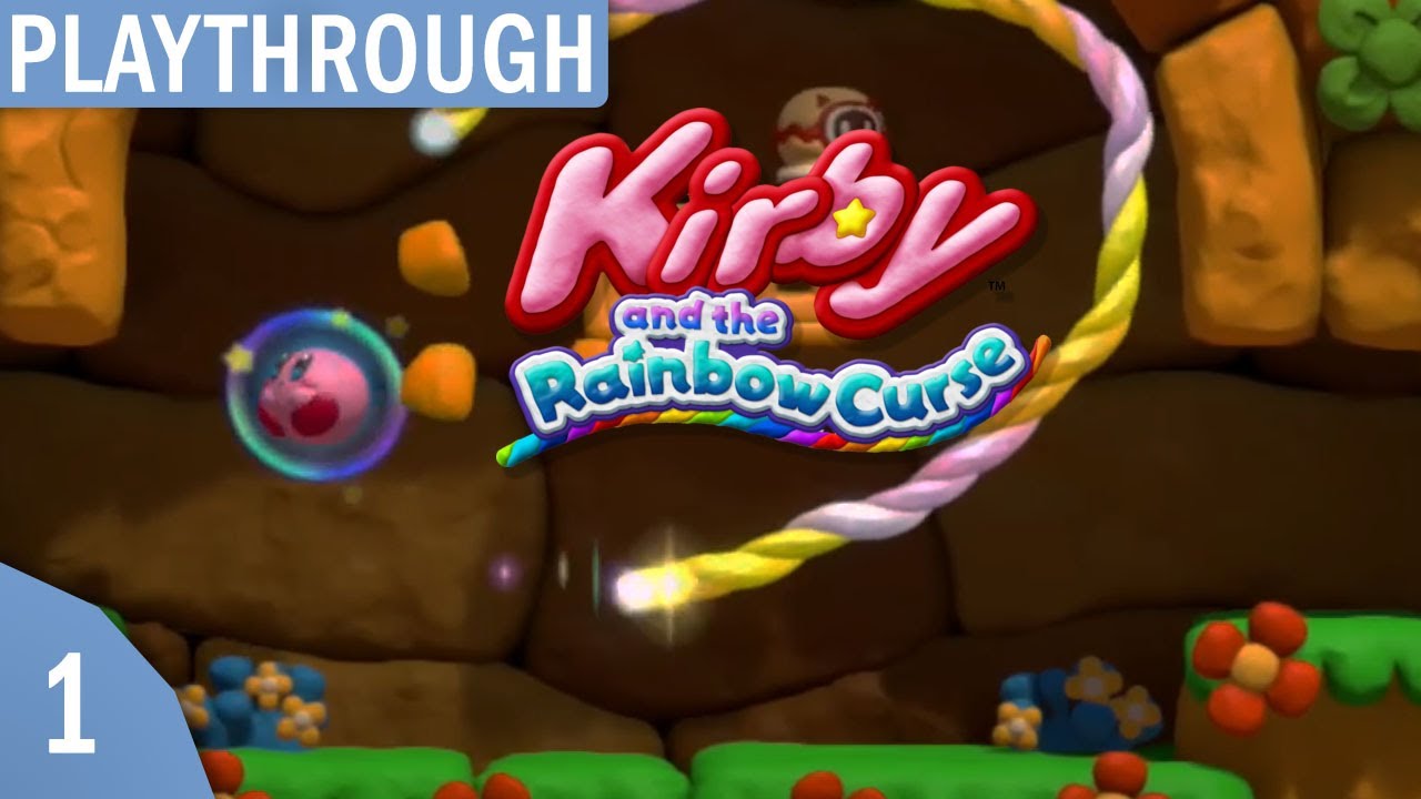 First play: Kirby and the Rainbow Curse (Wii U) (Co-op!) [Part 1 of 3]