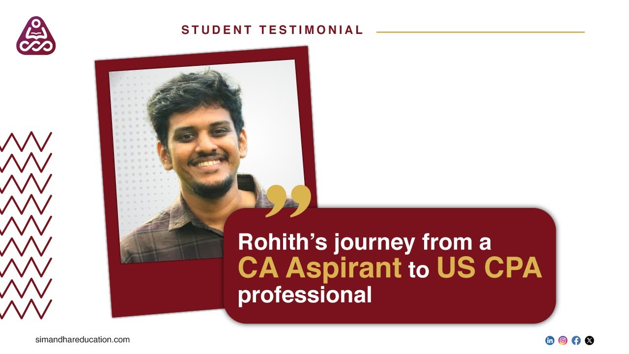 How our Kerala student passed US CPA | CPA journey | CA to CPA | Simandhar Alumni