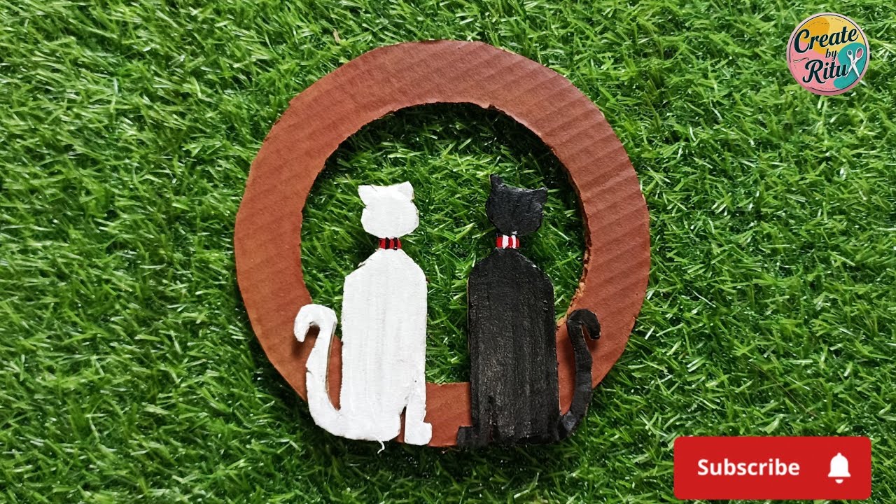 How to create diy home decor with cardboard || Cardboard craft home/wall decor ideas || 
