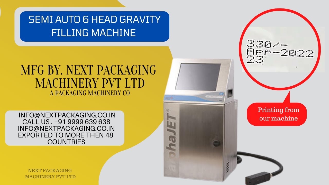 Continuous inkjet batch coding machine CIJ -  Online inkjet carton coder for mrp, date, batch no