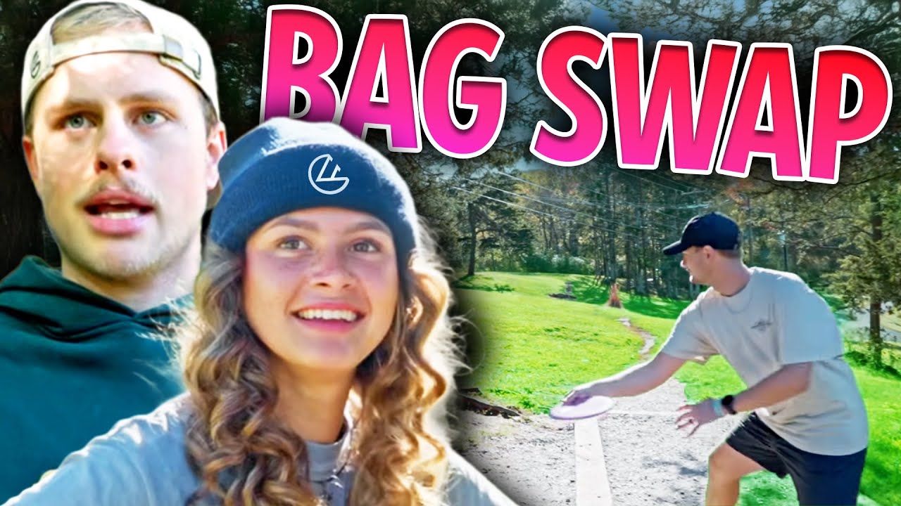 We Can't Believe What's in Her Bag!!! | Disc Golf Bag Swap Challenge
