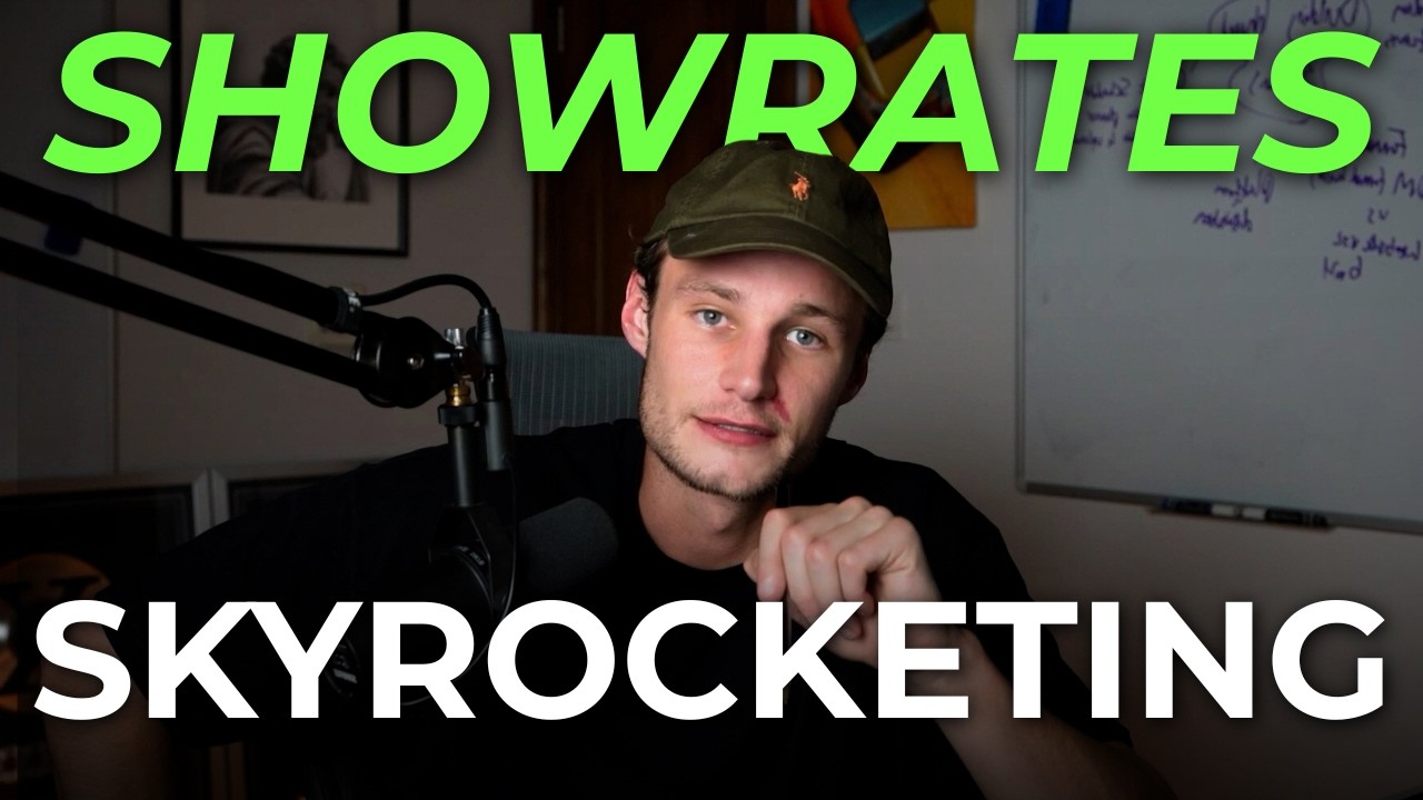 How I got a 75% show & 30% sales conversion rate (just copy me)