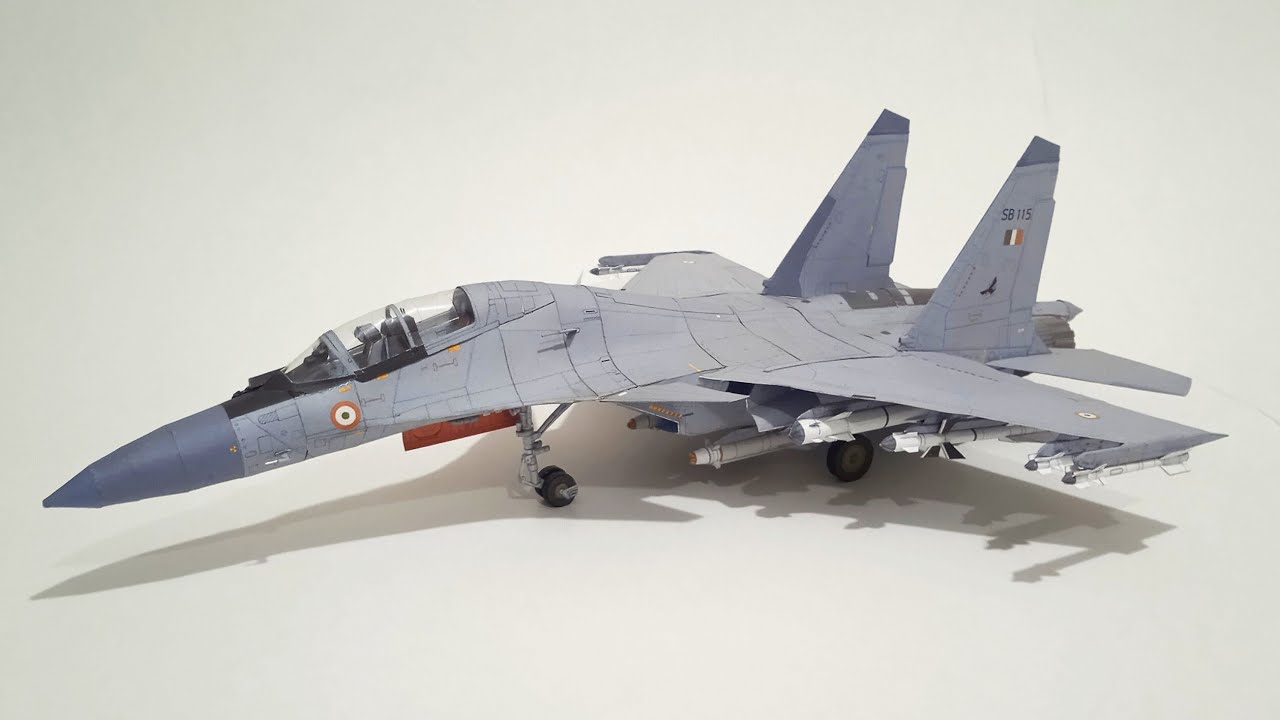 Papercraft SU-30MKI 