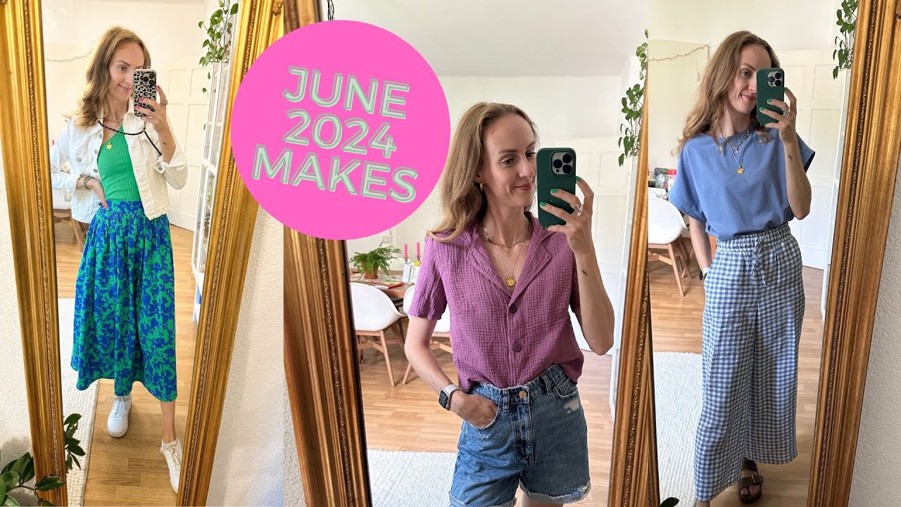What I made in JUNE 2024 ☀️ Summer Sewing | It`s Sew Tanschi #sewingmakes