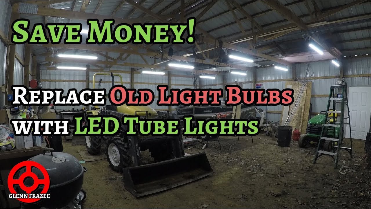 How To Easily Replace Old Light Bulbs 💡 With New LED Tube Lights