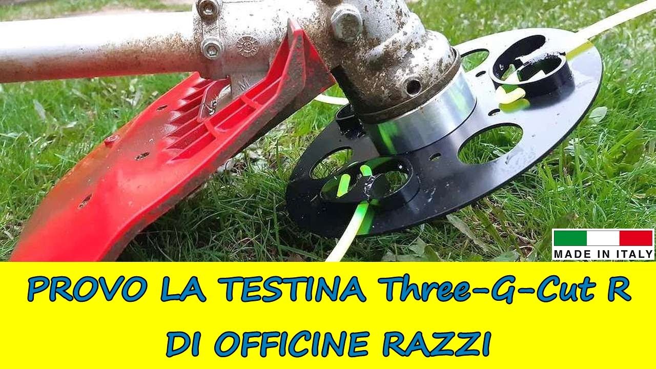 Testina da sfalcio per decespugliatore G-Cut-R di Officine Razzi. Test su erba e ROVI!