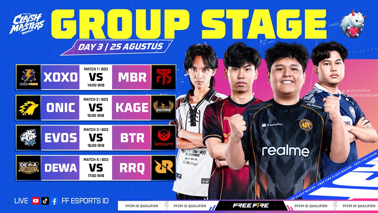 [ID] Group Stage Day 3 | FFCM ID Qualifier 2026 Fall