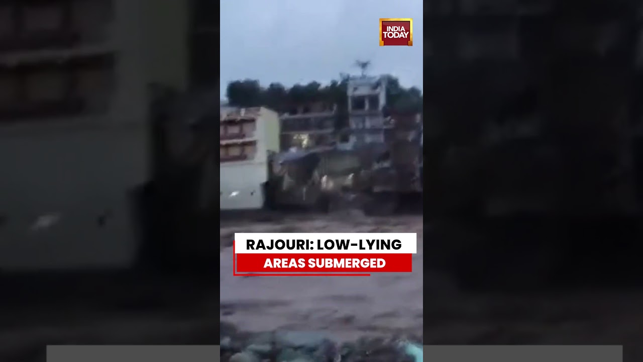 J&K Rains: Flood-Like Situation In Rajouri As Heavy Rain Inundates Low-Lying Areas | Monsoon