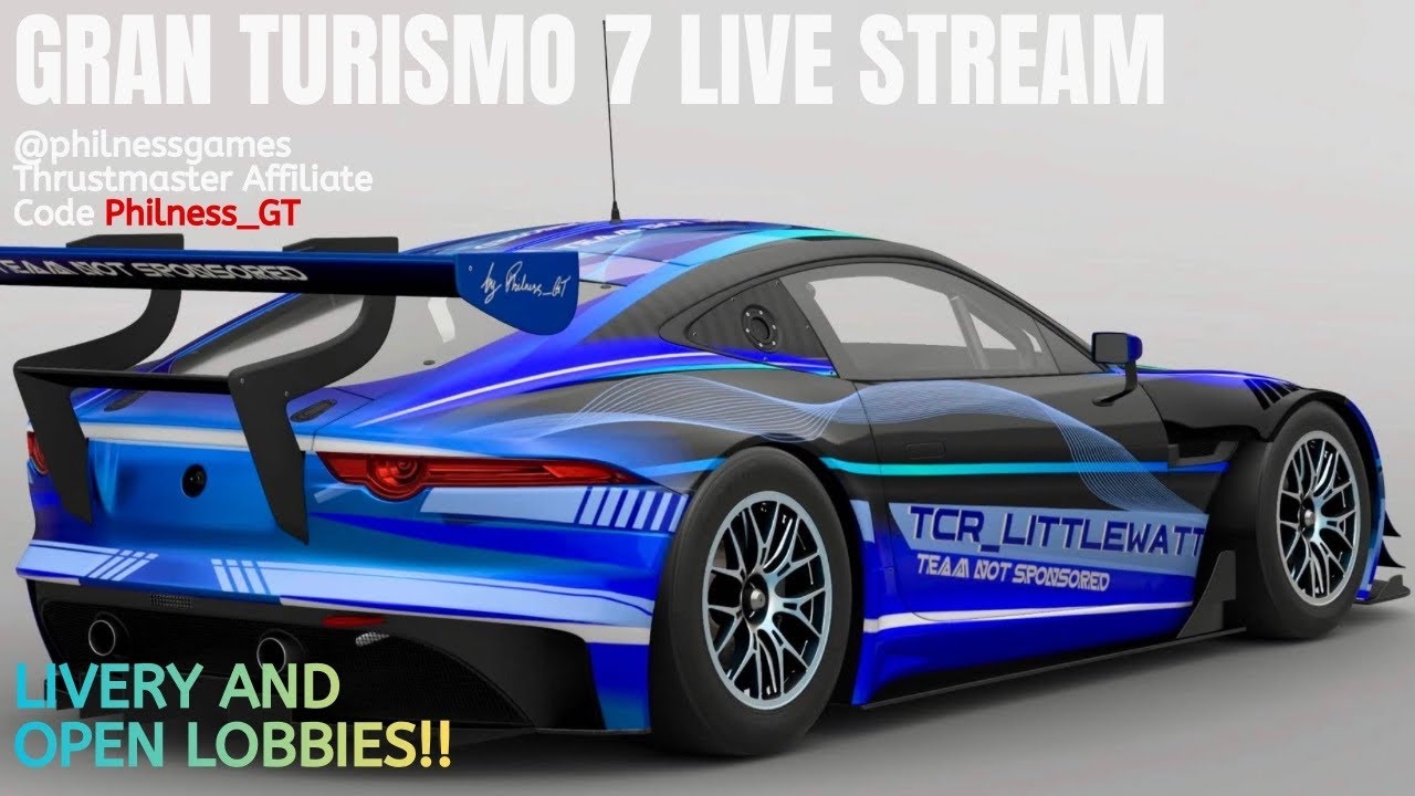 GT7 LIVE TACO TUESDAY LIVERIES and LOBBIES! Road to 1K subs! #GT7 #T598 #notsponsored