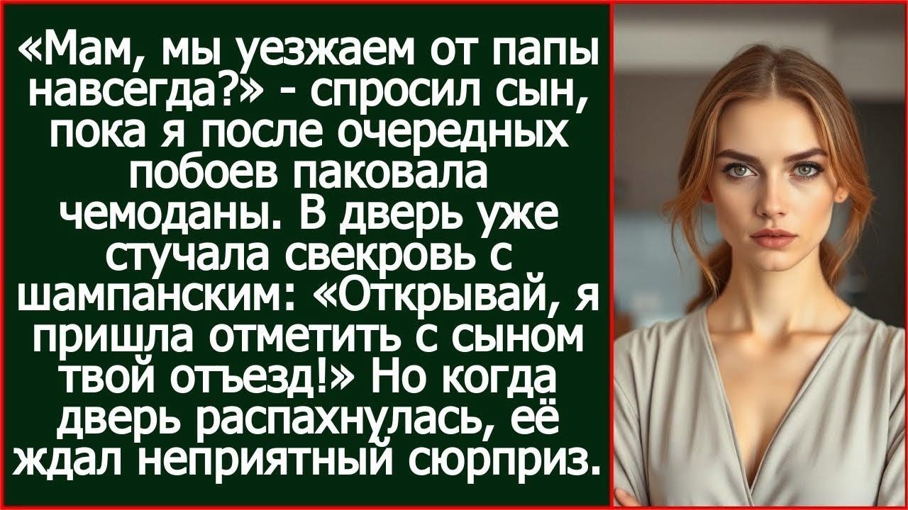 После очередных побоев я решила на время уехать из своей квартиры, а свекровь уже пришла праздновать