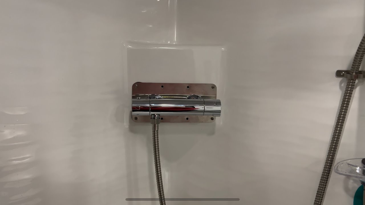 Missmin thermostatic shower valve install on a 2024 Renegade Verona