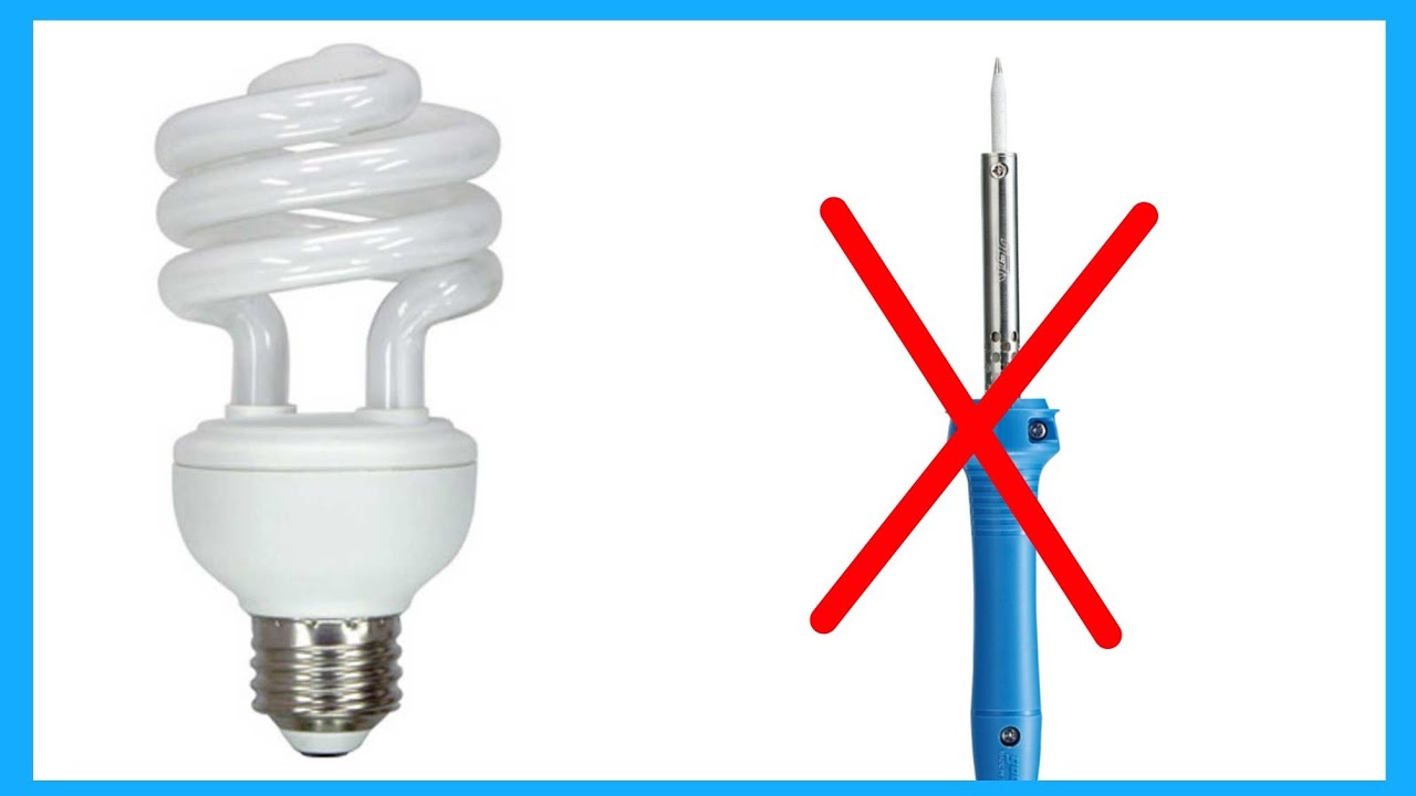 🔦💡Cómo REPARAR BOMBILLOS AHORRADORES SIN USAR UN SOLDADOR.
