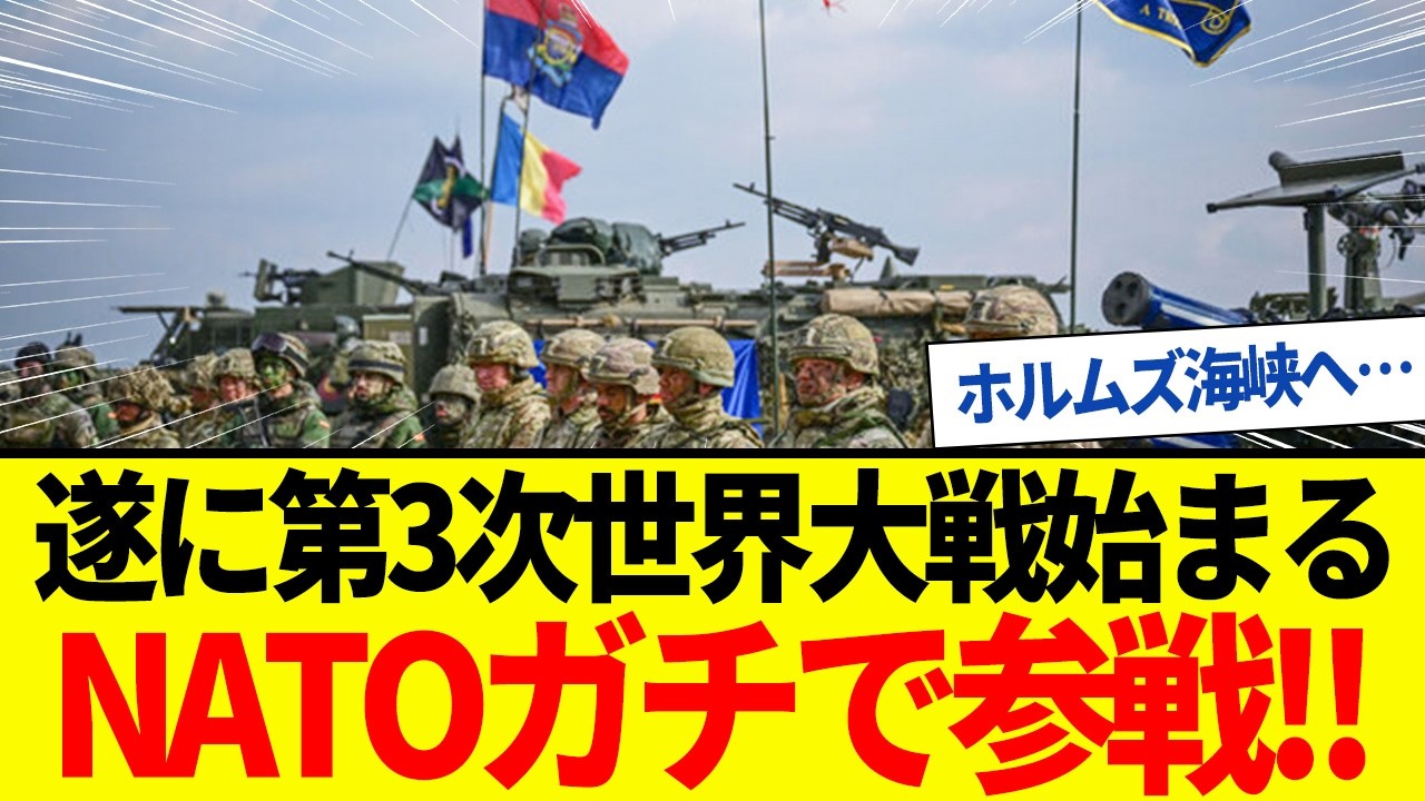 【ゆっくり解説】イラン情勢&hellip;ついにNATO軍参戦へ！22カ国がホルムズ海峡に集結。
