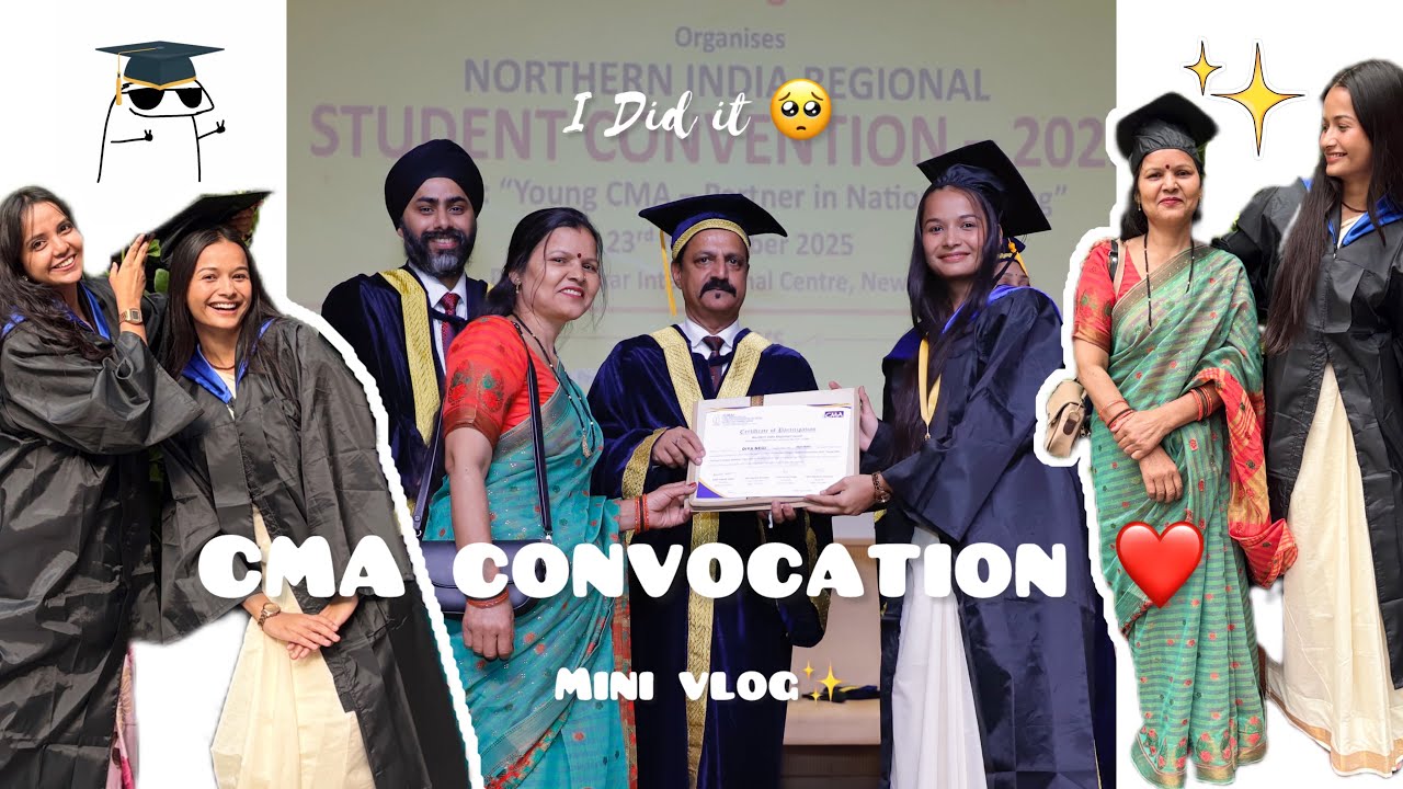 CMA CONVOCATION 2025🥺❤️ #cma #convocation #icmai #proud 