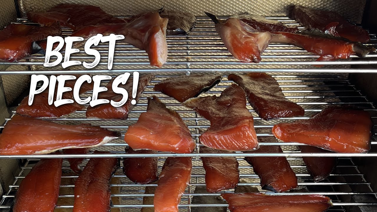 SMOKING Pink, Chinook Salmon & Lingcod - BEST PIECES EVER!