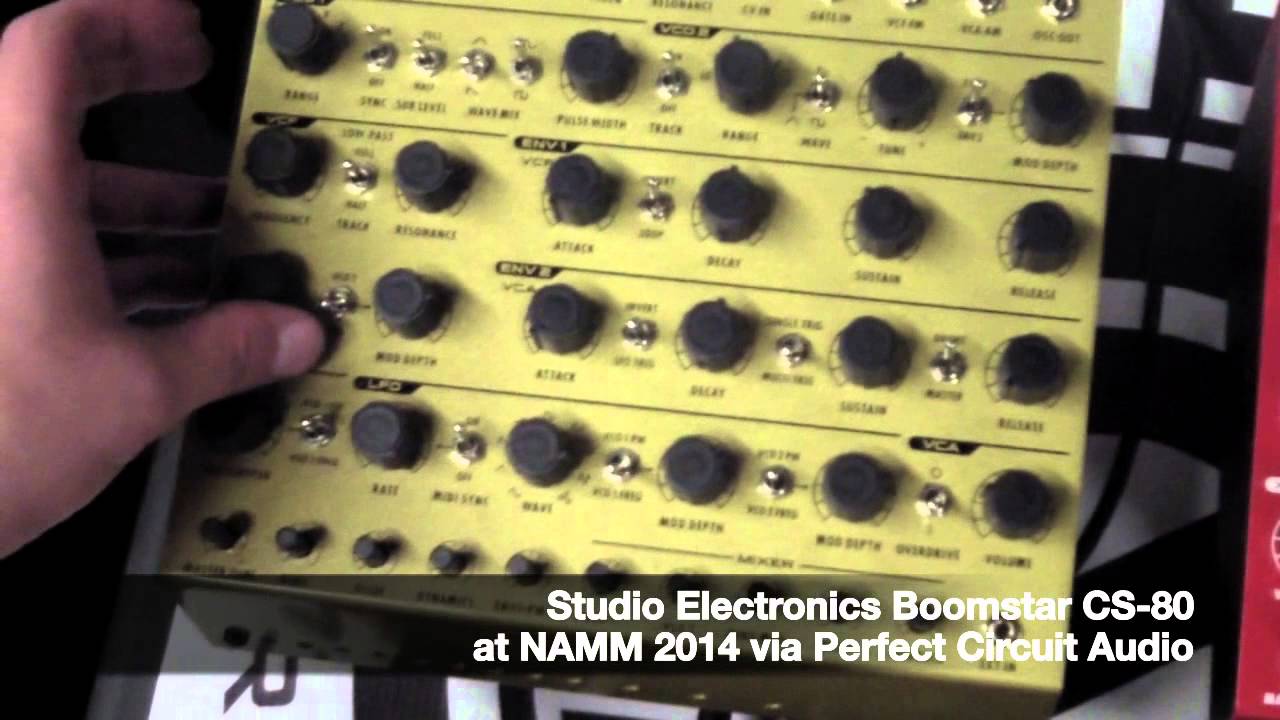 Studio Electronics Boomstar CS-80 at NAMM 2014