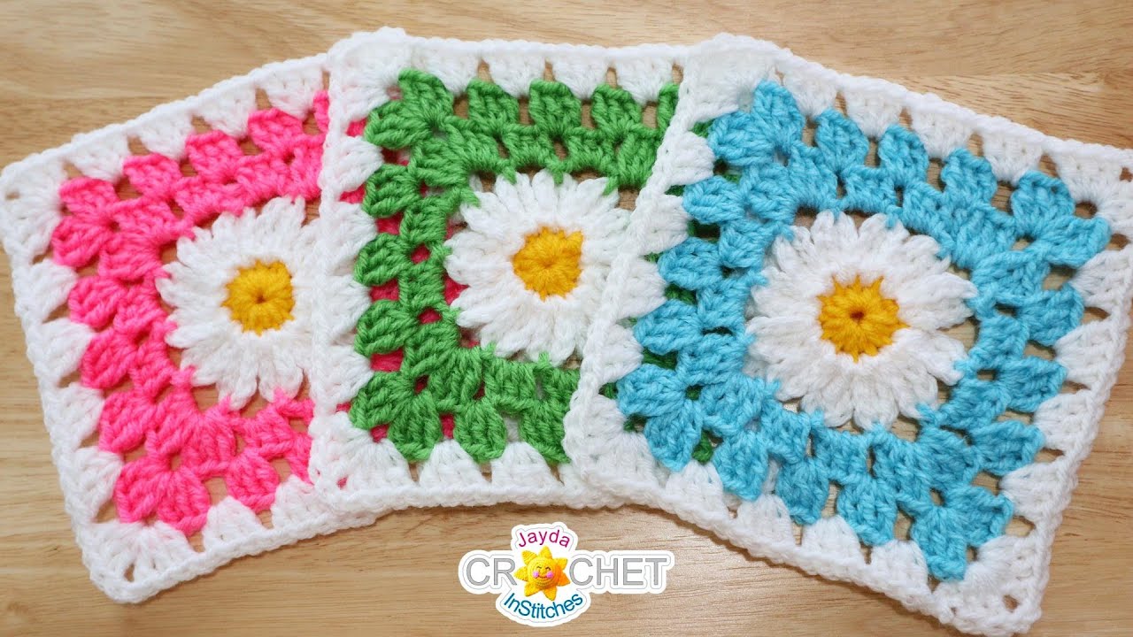 Daisy Granny Square (6.5