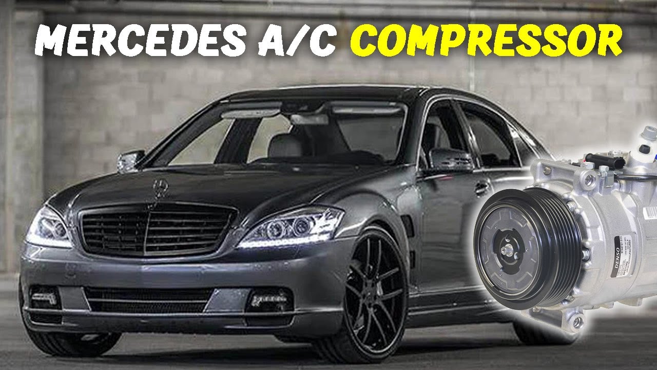 How to Remove AC Compressor from Mercedes S550 W221 (2007-2013)