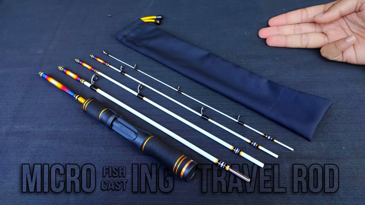 Membuat Joran Travel Rod Microfishing Super keren