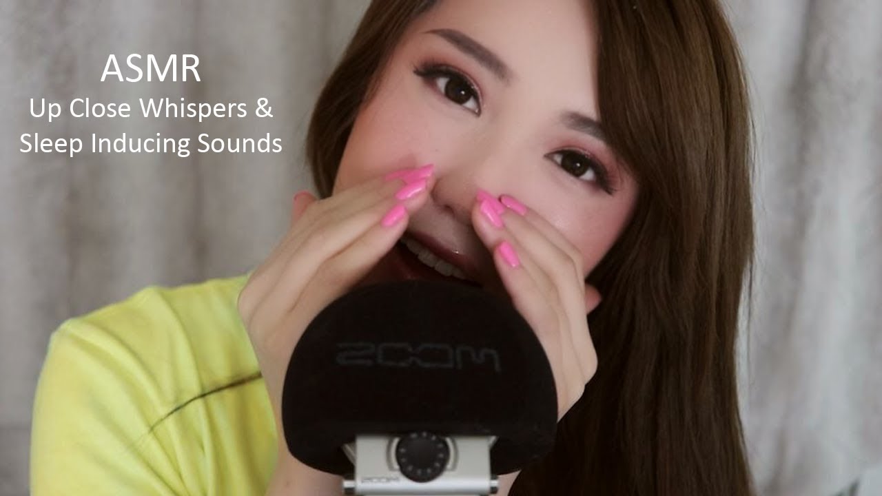 ASMR крупным планом: шепот, звуки рта, триггерные слова ♡ Zoom H6