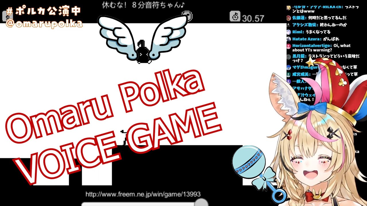 【Hololive】OMARU POLKA has fun with a Voice Game!