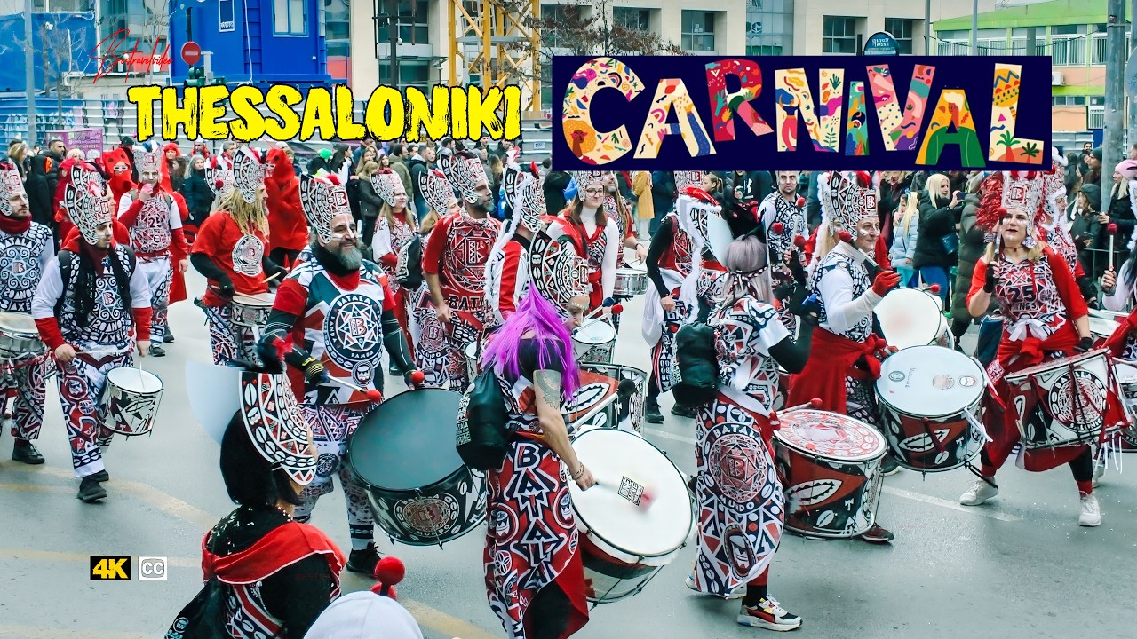 Greece Thessaloniki Carnival 2025 - Disco Dance & Celebration!