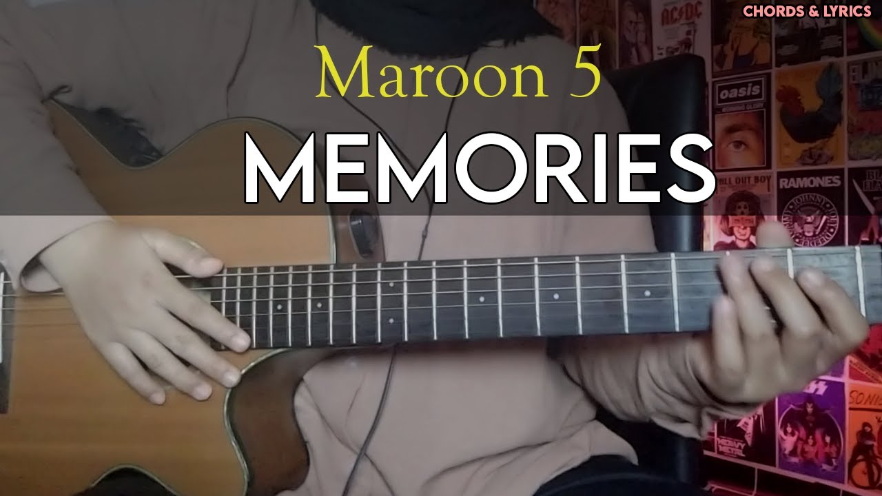 Memories - Maroon 5 | easy guitar tutorial with chords/lyrics