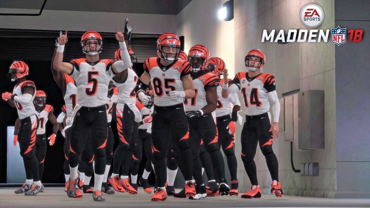 Madden 18 Bengals vs Ravens Gameplay Full Game (M&T Bank Stadium)