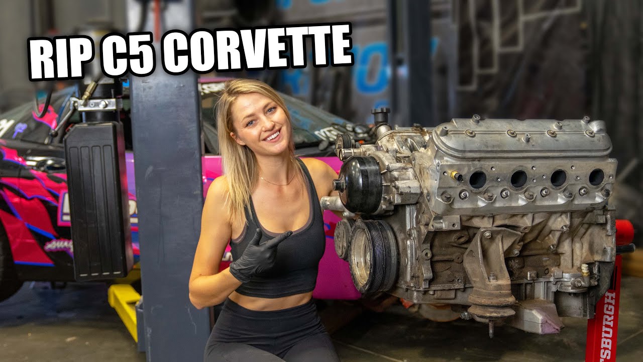 I BLEW my motor! C5 Corvette Engine removal