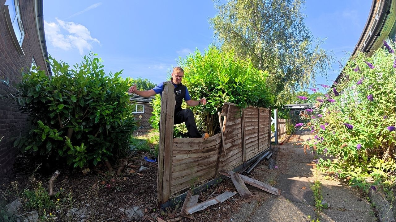 4 Men & 2 Days To Reclaim a CONDEMNED Area For Local School!
