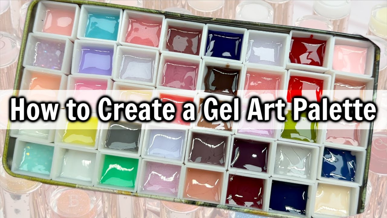 How to Create a Gel Nail Art Palette | Featuring KoKo & Claire Builder Gels
