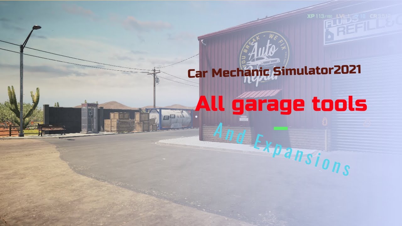 Car Mechanic Simulator 2021 ALL GARAGE TOOLS AND EXPANSIONS #CMS21 #carmechanicsimulator2021 #garage