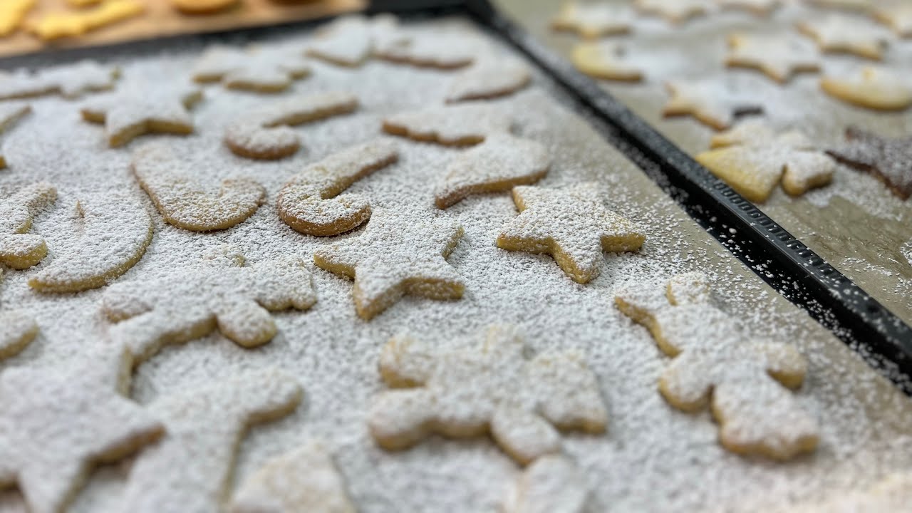 Bolacha de natal alemã + truque para deixa- las PERFEITAS. Plätzchen