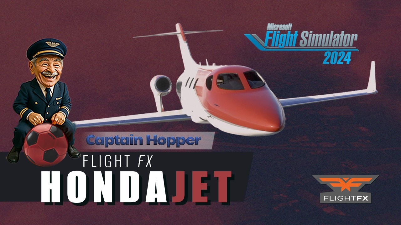 Flying the Honda Jet by Flight FX on a Short Hop | Gatwick to Manchester (MSFS 2024)