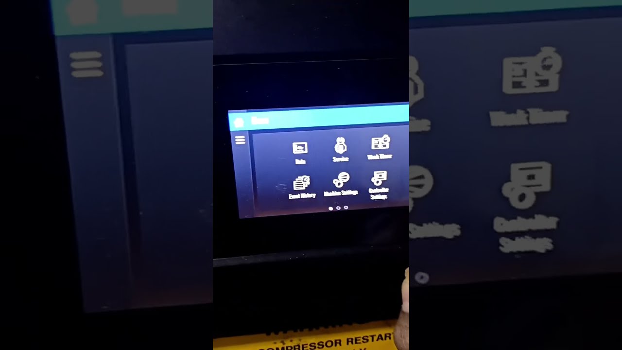 Atlas Copco Compressor new display full  screen Touch